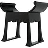 Noir Wey Stool, Charcoal Black - Mindi, 26" W