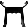 Noir Wey Stool, Charcoal Black - Mindi, 26" W