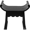 Noir Wey Stool, Charcoal Black - Mindi, 26" W