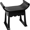 Noir Wey Stool, Charcoal Black - Mindi, 26" W