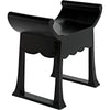 Noir Wey Stool, Charcoal Black - Mindi, 26" W