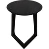 Noir Cantilever Table, Charcoal Black - Mindi, 17.5"