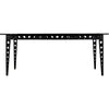 Noir Pericles Table/Desk - Mindi & Veneer, 36"