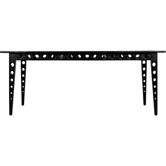 Noir Pericles Table/Desk - Mindi & Veneer, 36"