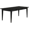Noir Pericles Table/Desk - Mindi & Veneer, 36"