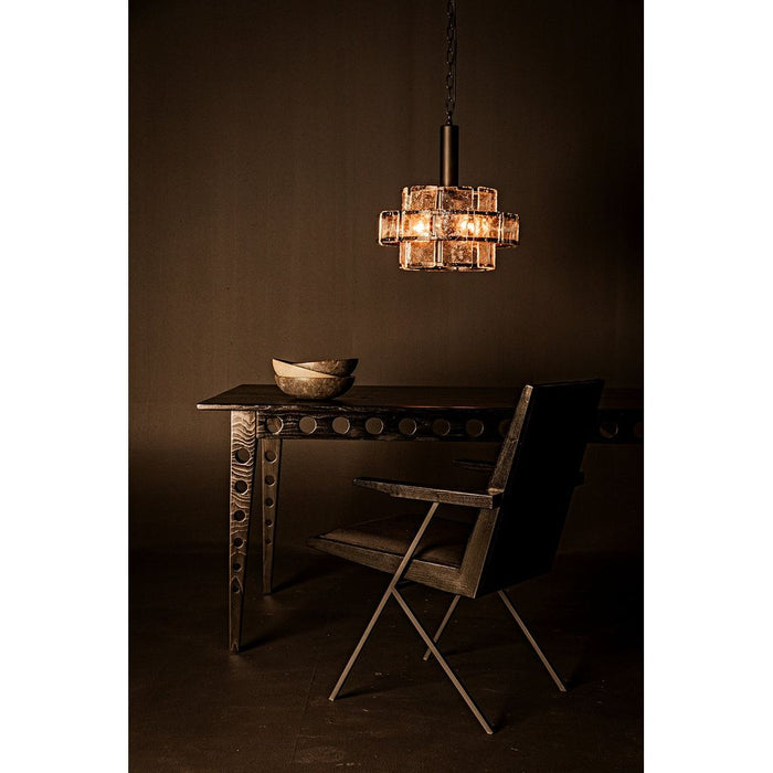 Noir Pericles Table/Desk - Mindi & Veneer, 36"