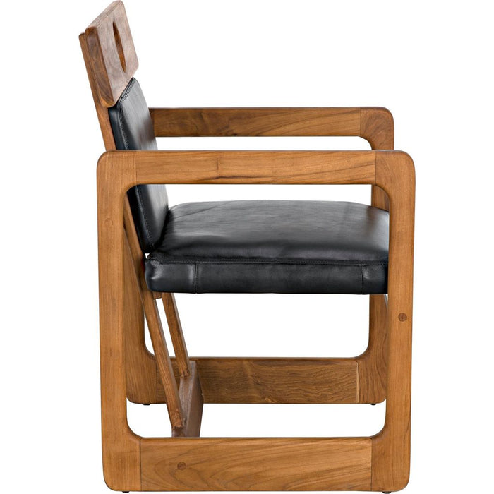 Noir Buraco Arm Chair, Teak, 21.5" W
