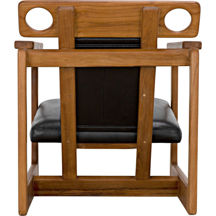 Noir Buraco Relax Chair, Teak, 25" W