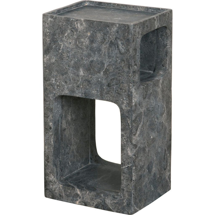 Noir Murakami Side Table - Marble, 10"