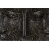 Noir Multi-Face Stool, Black Fiber Cement, 19" W