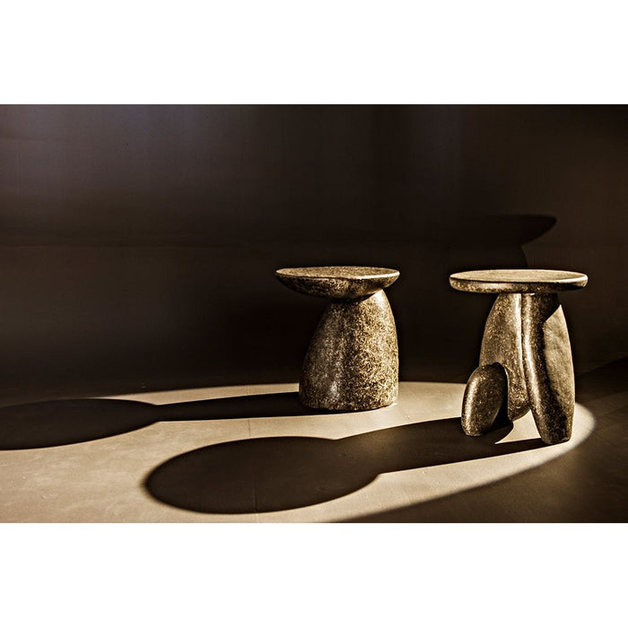 Noir Kurokawa Side Table - Fiber Cement, 20"