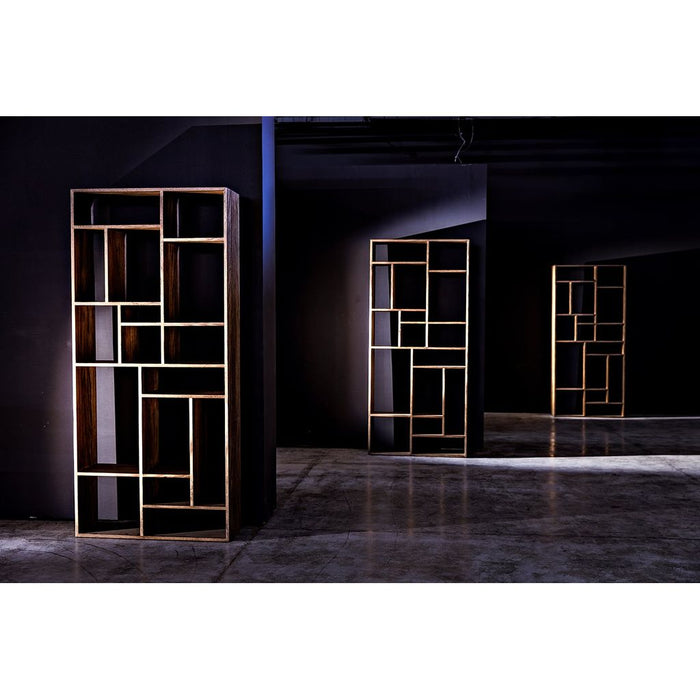 Noir Malic Shelf, Dark Walnut, 40" W