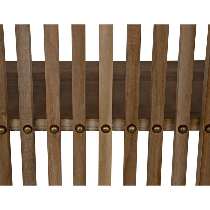 Noir Small Opal Bookcase, Teak, 34" W