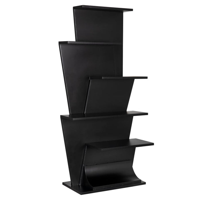 Primary vendor image of Noir Zelda Bookcase - Industrial Steel, 35" W