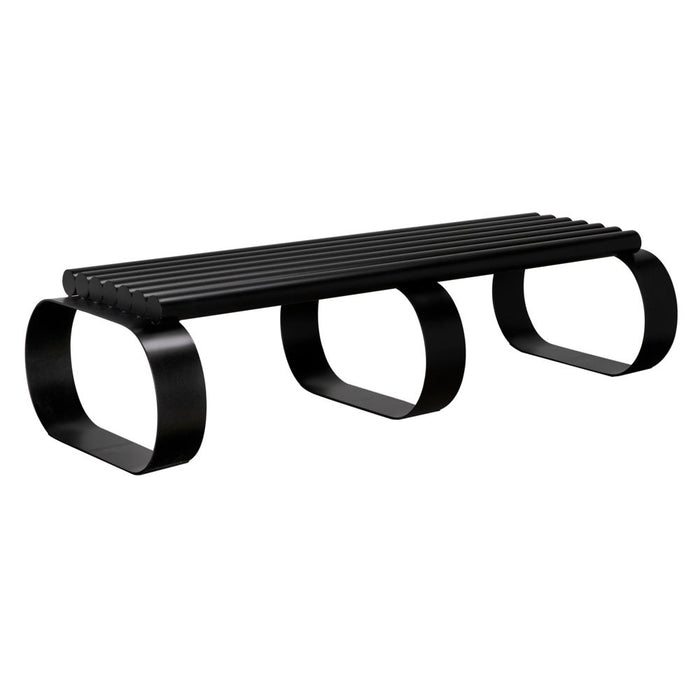 Primary vendor image of Noir Satish Bench - Industrial Steel, 64" W