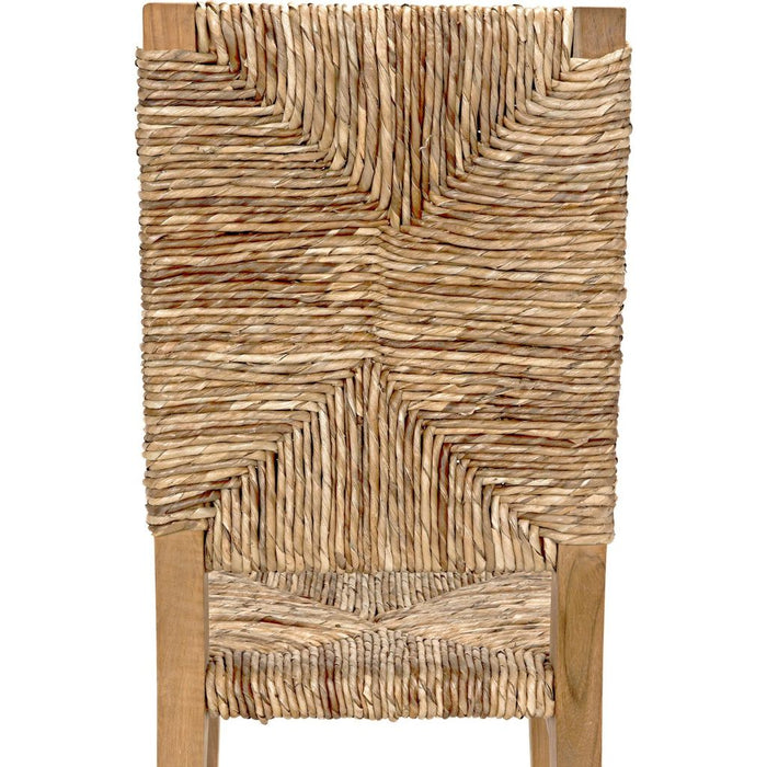 Noir Neva Dining Chair, Teak, 18" W