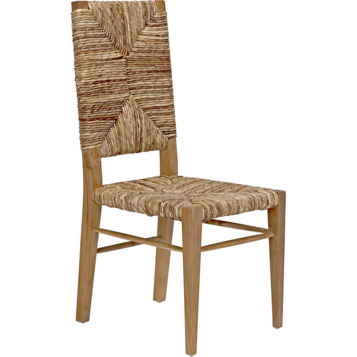 Noir Neva Dining Chair, Teak, 18" W