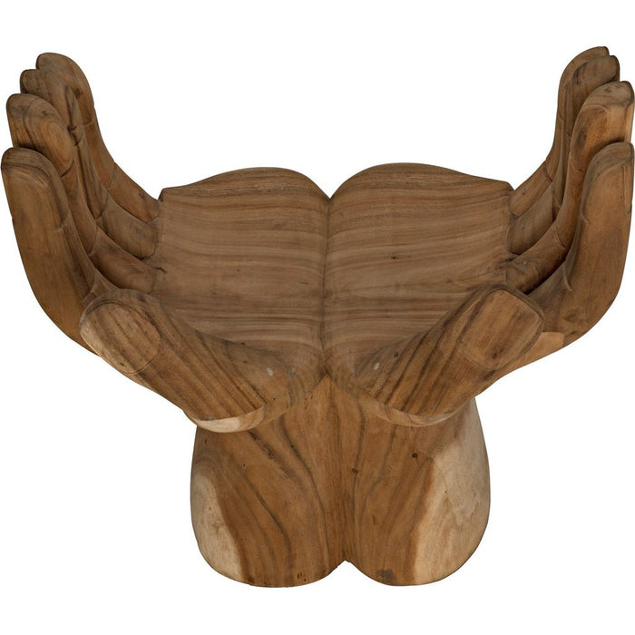 Noir Le Main Chair - Teak, 30" W