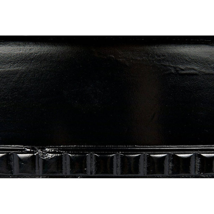 Noir Dede Dining Chair, Leather, Black, 20" W