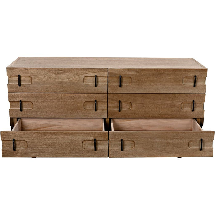 Noir David Sideboard, Washed Walnut, 64" W