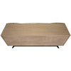 Noir Illusion Sideboard w/ Steel Base, Bleached Walnut, 78" W