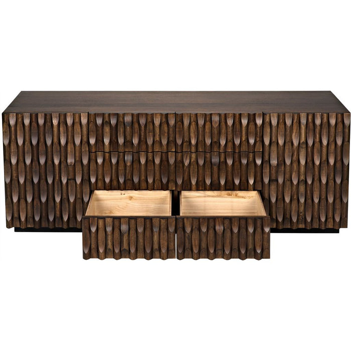 Noir Alameda Sideboard, Large, Dark Walnut, 81.5" W