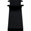 Noir Gaston Console/Side Table - Industrial Steel, 15"
