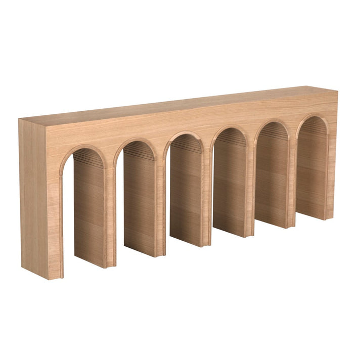 Primary vendor image of Noir Enzo Console, Extra Large, White Oak, 83" W