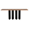 Noir Delta Console w/ Metal Base, 80" W