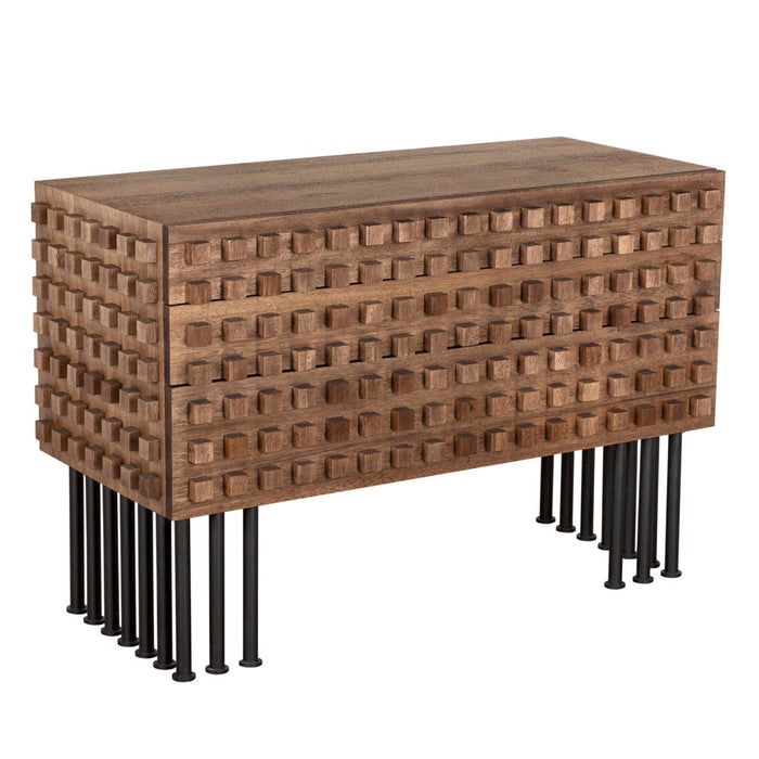 Primary vendor image of Noir Wolfgang Sideboard - Walnut, Veneer, Industrial Steel, 45" W