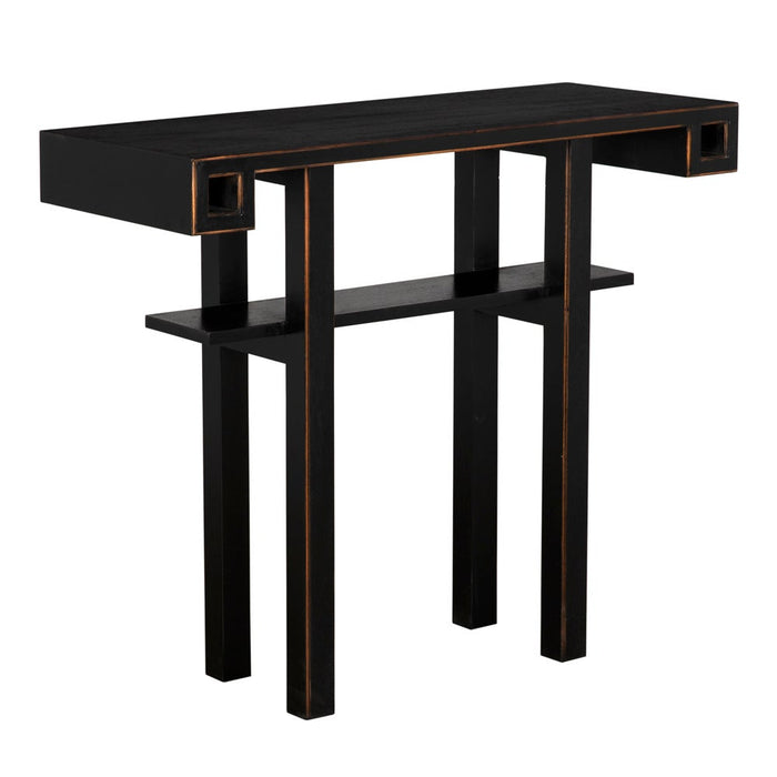 Primary vendor image of Noir Uomo Console - Mahogany, Veneer, 38" W