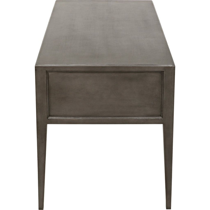 Noir Africa Desk, Pale - Mahogany & Veneer, 60" W