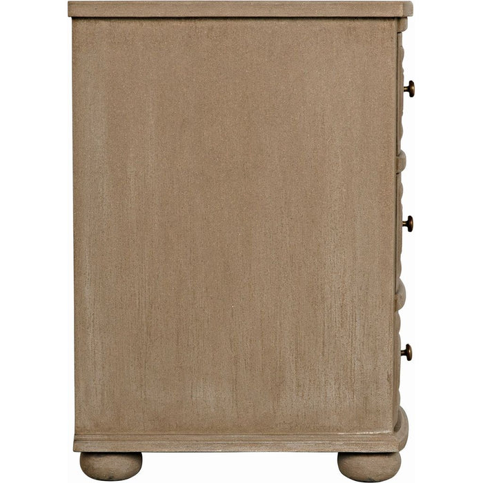 Noir Lauren Dresser, Weathered - Mahogany, 45" W