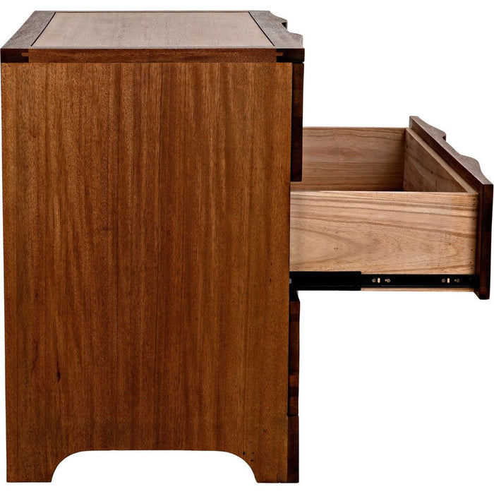 Noir Claudie Chest, Dark Walnut, 38" W