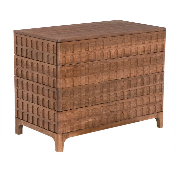 Noir Regent Sideboard - Walnut & Veneer, 39" W