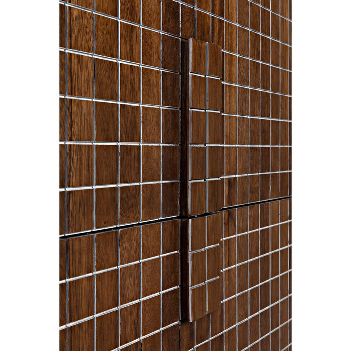 Noir Clash Hutch - Walnut, 40" W