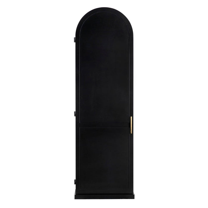 Primary vendor image of Noir New Tyrol Hutch, Right - Industrial Steel, 26" W