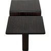 Noir Hagen Coffee Table, Ebony Walnut, 30"