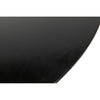 Noir Kaldera Side Table, Black Steel, 29"