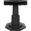 Noir Octagon Table, Pale - Mahogany & Veneer, 45"