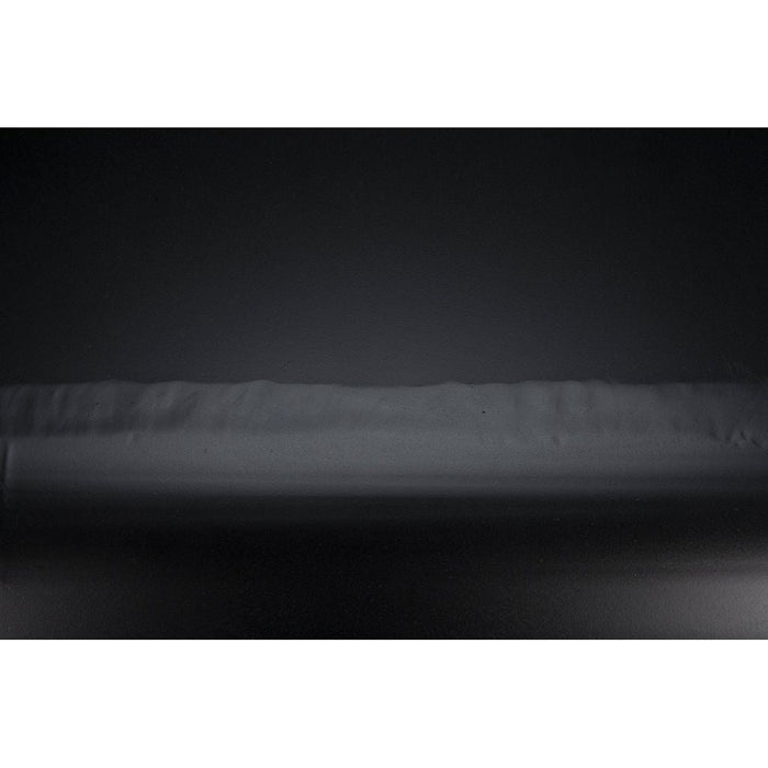Noir Theresia Side Table - Cast Iron & Bianco Crown Marble, 30"