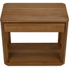 Noir SL11 Side Table, Gold Teak, 18"