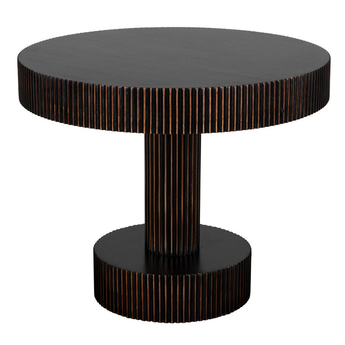 Primary vendor image of Noir Stringata Table - Mahogany, Veneer, 30"