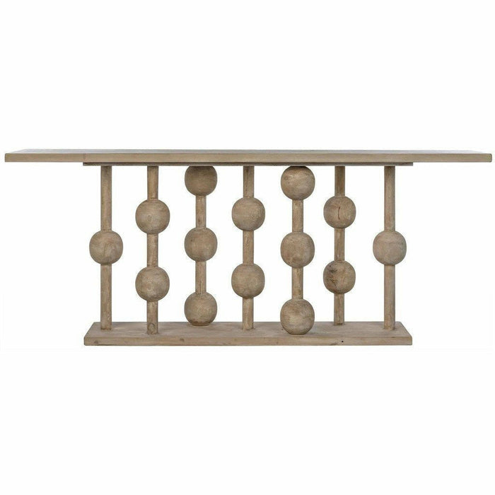 CFC Stellar Reclaimed Lumber Console Table, Gray Wash-Console Tables-CFC-Heaven's Gate Home, LLC