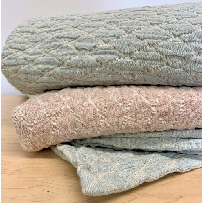 TL at Home Boyce Cotton Linen Coverlet and/or Sham