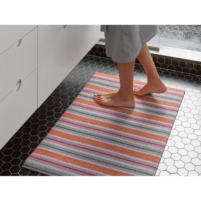 Chilewich Ribbon Stripe Shag Mat, Indoor/Outdoor