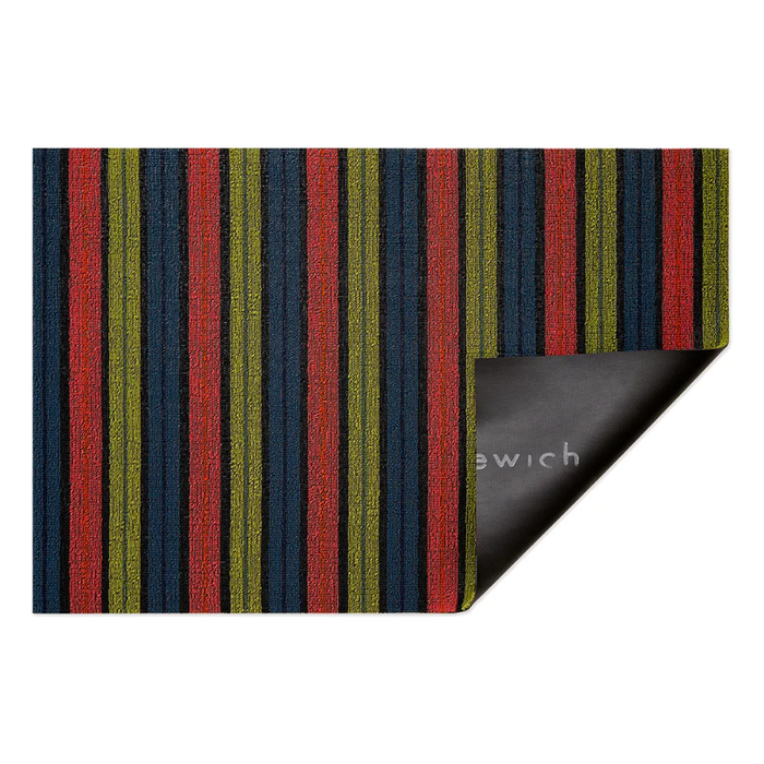 Chilewich Ribbon Stripe Shag Mat, Indoor/Outdoor