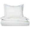 TL at Home Standard Luxury White Cotton Sheet Set and Duvets