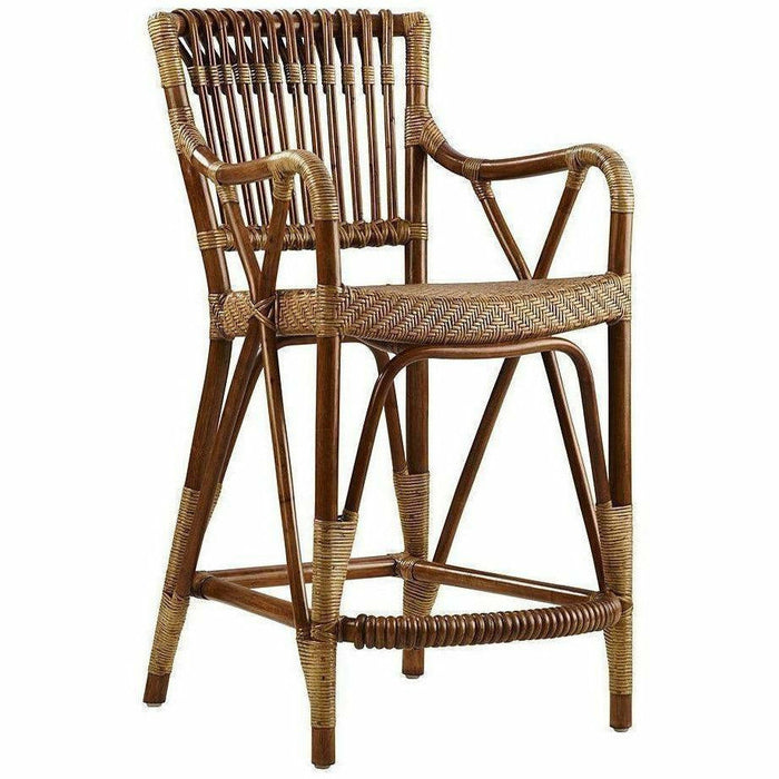 Sika-Design Originals Blues Wicker/Rattan Counter Stool, Indoor-Counter Stools-Sika Design-Antique-Heaven's Gate Home, LLC