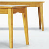 Greenington Currant Solid Bamboo Short Bench, Caramelized
